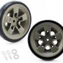 67445 Genesis II Grill Wheel Replacement Parts for Weber Wheels 8 Inch Genesis II/II LX 200 300 400 600 Series Grill Parts Weber Genesis II E-310 II E-410 II E-330 II E-610 II E-210 GS4 BBQ Parts