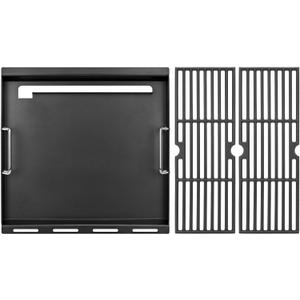 Full Size Griddle Inserts for Char-Broil Performance 5 Burner Grill,Flat Top Griddle for Charbroil Grill 463275517 463243518 463243519 463275717 463372017,Replace for G470-0002-W1 G470-0003-W1