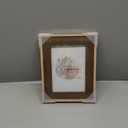 5x7 Picture Frame - 5 x 7 Photo Frame - 5 by 7 Picture Frame with Tempered Glass - Boho Picture Frames Wall Tabletop Display Horizontally or Vertically - Rustic Brown (5x7, 1P)