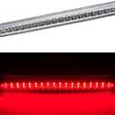 Third 3rd Brake Light LED for 2015-2020 Chevy Tahoe/Suburban, High Mount Rear Brake Lights Assembly for 2016-2019 Suburban 3500HD, Waterproof Center Cab Lamp Stop Light (Chrome)