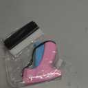 Handheld Stitch Tag Gun for Clothes, Quick Clothing Fixer, Tagging, Sewing Kit Includes 6 Needle, 1000 Black Fasteners & 1000 White Fasteners, Pink Blue
