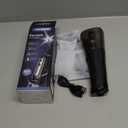 Water Dental Flosser Pick for Teeth: 4 Modes Cordless Portable Water Flossers Teeth Cleaner Rechargeable 300ML IPX7 Waterproof Oral Irrigator Flossing Cleaning Picks for Home Travel (Black)