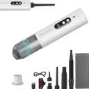 Mini Vacuum Cleaner Cordless 15000PA High Power,Handheld Car Vacuum, 5 in 1 Portable Vacuum for Car, Home & Pet Hair, Type-C Rechargeable, LED Display,Up to 30 Mins Runtime, Multi-Nozzles