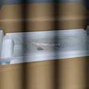 ChooChoo Side Table Living Room, Narrow End Table with Drawer and Shelf, 3-Tier Sofa End Table for Small Space, White