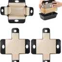 Upgraded Silicone Bread Loaf Pan Liner, Food-Grade Silicone Bread Sling, Loaf Pan Lifters - Non-Stick & Easy Clean Dough Transfer Tool with 4 Handles - Best Fits 9x5" or 1.5lb Loaf Pans - Pack of 2