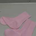 MoyRetty 3 Pairs Silicone Moisturizing Socks,Silicone Socks for Dry Cracked feet Women,Long Size,Spa Gel Socks Foot Care After Pedicure,High Elastic & Anti Slip(Pink & Beige & White)