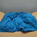 BEDELITE Teal King Size Comforter Set - 3 Pieces Boho Pintuck Bedding Comforter Sets, Lightweight Soft & Warm King Bedding Set with 2 Pillowcases for All Season