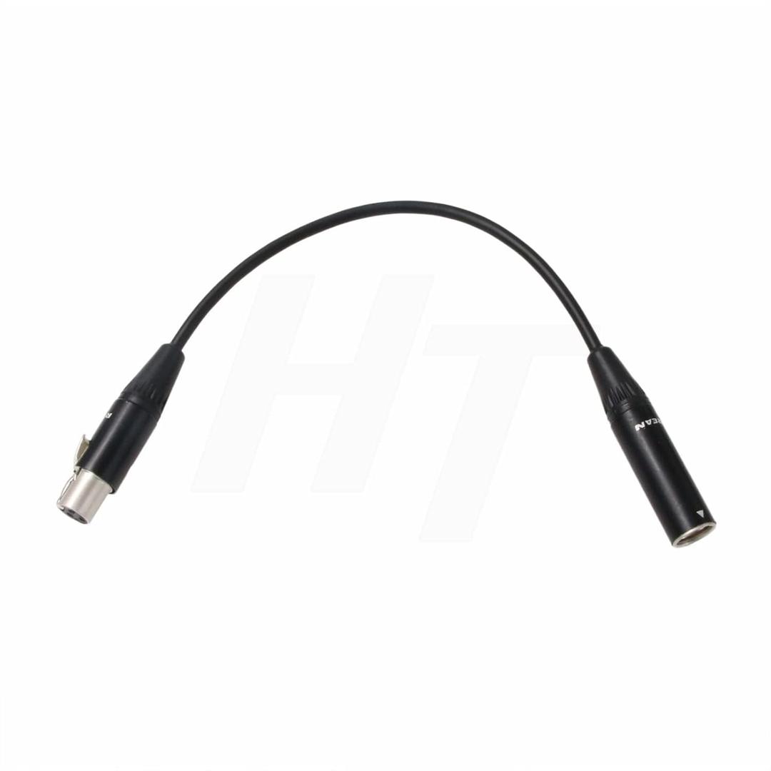 Audio Adapter Cable for Shure Microphone Headset TA4M to AKG Bodypack Transmitter PT 40 80 TA3F WH20TQG 15cm