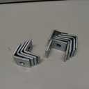 heneng 10 Pcs 2 Hole 90 Degree Fitting for 1-5/8" Strut Channel, L Shaped Angle Bracket Heavy Duty Strut Connector, 3/16" Thick