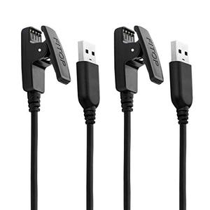 2Pack Charging Cable Compatible with Garmin Lily/Lily2/Approach S20/G10 Forerunner 235/35/64/230/630/645/645 Music/735XT/Vivomove HR Watch（120cm+120cm）