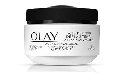 Olay Age Defying Classic Daily Renewal Cream, Face Moisturizer, 2 Oz (Pack of 1)