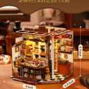 Rolife DIY Miniature House Kit Henry's Chocolate Shop, Tiny House Book Nook for Bookshelf Decor, 3D Puzzles Model Building Kits for Teens, Birthday Gifts/Craft Kits for Girls Boys (Henry's Chocolate)