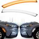 LED Side Marker Lights for Honda CRV 2023-2026 Front Fender Reflectors Turn Signals DRL Daytime Running Light Wheel Well Arch Insert Trim Accessories (Plain Design)