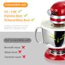 AIEVE Mixer Bowl Covers,Mixer Splatter Guard Lids for KitchenAid 4.5-5 Quart Tilt-Head Stand Mixer(2 Pack)
