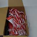 Solar Christmas Lights Outdoor Waterproof: 24-Pack Solar Candy Cane Christmas Decorations Outdoor Pathway Lights with Stakes 10 Modes, 144 LED Xmas Decorations for Yard Garden Holiday Decor