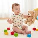 Disney Baby Viscose Made from Bamboo 3-Pack Short Sleeve Bodysuits Nb-Inf