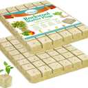 Legigo 2 Inch Rockwool Cubes for Hydroponics Seed Starter, Rock Wool Planting Cubes Hydroponic Garden Grow Plugs for Soilless Cultivation Plants Cutting Germination Clone(2 Sheet, 96 Plugs)