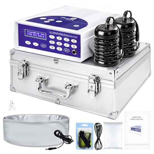 Ionic Foot Bath Detox Machine, Professional Foot Detox Machine for Home Use, Ion Cleanse Ionic Bath Spa with LED Display, Far Infrared Belt