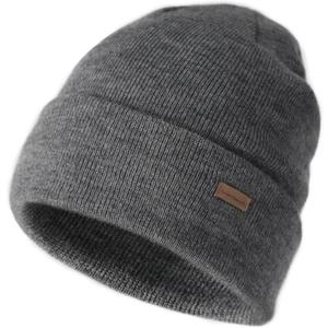2 x Camptrace Beanie Hats for Men Unisex Knit Cuffed Beanie Womens Winter Hats Warm Ski Hat Cozy Skull Cap