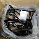 10 Pack E Track Double J Hooks, Heavy Duty Black Large Steel Shovel/Tool Hanger for Store Long Handled Tools, E Track Tie Down Accessories for Trailers, Trucks, Garden Tools Organizers Storage