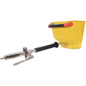 Joywayus Wall Mortar Sprayer Gun 4 Jet Hole Stucco Shovel Hopper Cement Spray Gun Plaster Stucco Sprayer