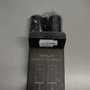 FORLIM Electric Salt and Pepper Grinder Set, USB Rechargeable, Automatic Salt Pepper Mill Grinder with Dust Cover, One-Button Control, Adjustable Coarseness, Warm LED Light (2 Packs, Black)