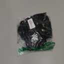 SOLY HUX Women's Off The Shoulder Tee Yoga Workout Crop Top Half Sleeve Asymmetrical Neck Activewear T Shirt (Plain Black), S