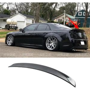MUTUSAISI Rear Trunk Lip Spoiler Wing Fit for Chrysler 300 300C 300S 2011-2023 Tail Lid Duckbill Accessories Gloss Black