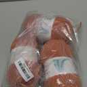 Marshmallow Yarn 3PCS 3.5oz Soft Chenille Yarn for Amigurumi Baby Blanket Yarn: No Shedding Soft Easy to Knitting and Crocheting Bulky 5# Yarn 3 Skeins of 100g (Brown)