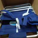 Tommy Bahama 5-Position Classic Lay Flat Folding Backpack Beach Chair, Polyester, Navy, 23" X 25.25" X 31.5"