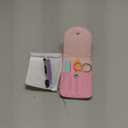 Tweezers Set-6 Pieces Professional Stainless Steel Tweezers with Leather Case