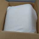 Bedluxe Knee Pillow for Back Sleeping, Leg Pillow Knee Wedge Pillow, Memory Foam Wedge Pillows for Legs Post Surgery, Triangle Pillow for Knee Support, Leg Elevation, Knees Hip Back Pain Relief, White (23.6*18.9*7.9 Inch)