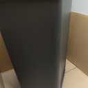 Rubbermaid Premier Series III Step-On Trash Can for Home and Kitchen, with Stainless Steel Rim, 12.4 Gallon, Charcoal, for Home/Kitchen/Garage/Apartment/Office