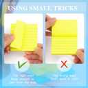 Early Buy Lined Sticky Notes 3x3 in,7 Bright Colors,14 Pads, 1120 Sheets