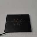 Lamare Funeral Guest Book for Memorial Service  Elegant Celebration of Life Guest Book and in Loving Memory Guest Book - Condolences Book for Funeral (Black)