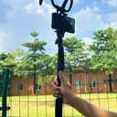 Fence Mount Tripod Camera Mounts Compatible with iPhone, GoPro, Samsung, Insta360 - Adjustable Phone Camera Holder for Action Cam, Sports Recording, Content Creators