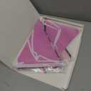 Gersoniel 5 Pcs Racing Car Party Decorations Pink Black Checkered Triangle Flags Pennant Banner Race Car Garland Streamers for Girls Race Themed Birthday Baby Shower Outdoor Party Supplies