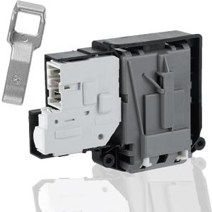 EBF61315802 Washer Door Lock Switch & MFG63099101 Washer Door Lock Strike Assembly Compatible with LG Kenmore Washing Machine Door Switch (2 PACKS)