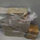 5 Pcs Glass Storage Jars with Wooden lid Clear Spice Food Storage Containers with Label and Pen Candy Airtight Canisters for Kitchen Beans Cookie (4 Sizes)