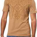 GUESS Men's Eco Flock Tee (X-Large, Coconut Latte)