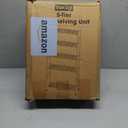 Storage Shelves - 5 Tier Shelf Organizer, Heavy Duty Garage Shelving Unit with Leveling Feet, Stable Metal Shelves Organizer for Pantry, Kitchen and Closet, 33.0" W x 12.6" D x 72.0" H, Black