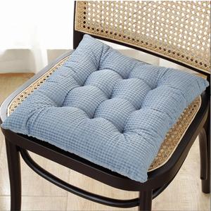 Nvzi Cushion Garden Terrace Home Kitchen Office Thick Comfortable Cushion, Blue, 16 * 16 inches（M-40), 6 pack