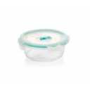 Masterchef Circular Glass Dish With Locking Lid 670ml 22.6fl oz