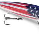 Rapala Giant Lure US Flag Collectible Display Fishing Lure Decor for Man Caves Offices and Tackle Shops, Large