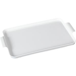 White rectangular tray, fast food restaurant restaurant side dish plate-SA1925