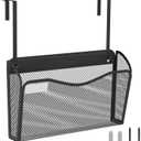 BOHDK Wall File Organizer, Mesh Hanging File Organizer, Home Office Organization and Storage, 1 Pockets Document Magazine Rack