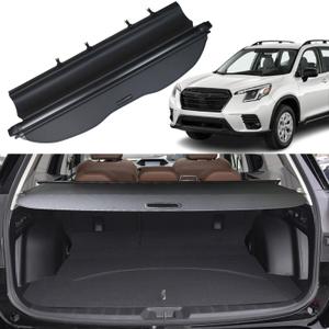 Cargo Cover Fit for Subaru Forester 2023 2019 2020 2021 2022 2024 Accessories Without Gap Trunk Cover Trunk Security Cover Shielding Shade Car Accessory