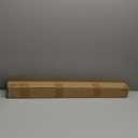 no Drill Cordless Roman Shades for Windows, 33" W  64" H - 100% Blackout - Linen - Beige