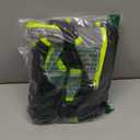 JKSafety Hi Vis Reflective Safety Vests for Men Women High Visibility Vest with Pockets Mesh Fabric Construction Safety Apparel Neon Vest for Work (220-Black XL)