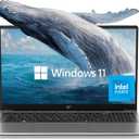 2025 Laptop, Laptop Computer with Intel Quad-Core Processor(Up to 3.6GHz), 16GB DDR4 512GB SSD Windows 11 Laptop, 15.6" IPS 1080P, USB3.2 (Space Gray)